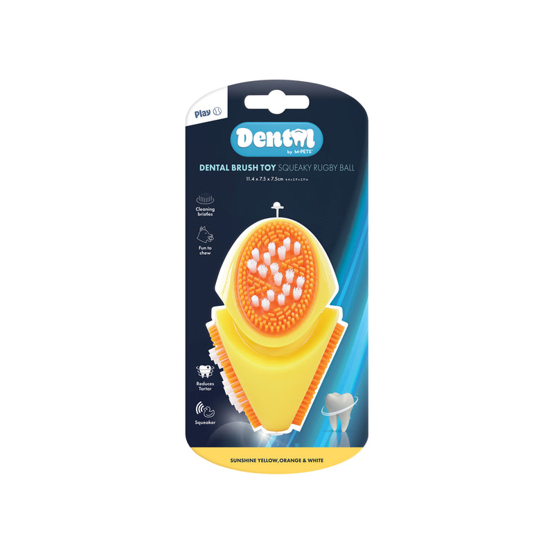 DENTAL Brush toy SQUEAKY RUBY BALL