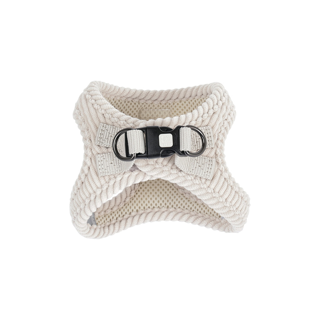VELVET Dog harness Oat Beige
