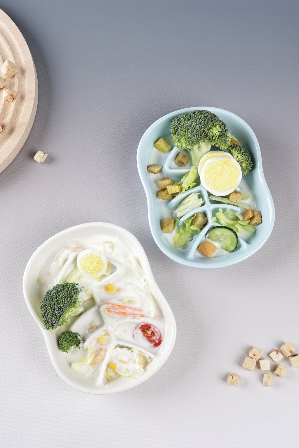 Sérene Ceramic bowls Fish Pearl mist - 240 ml