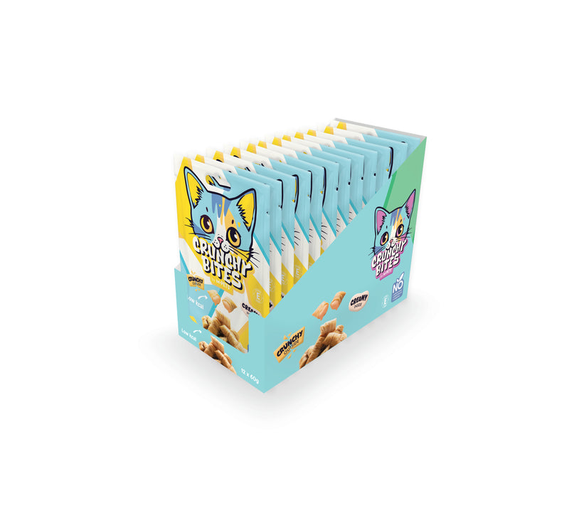 CRUNCHY BITES snack per gatti gusto formaggio - 60 g