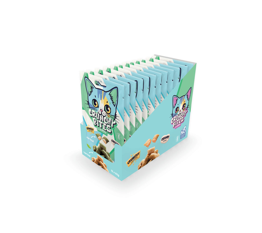 CRUNCHY BITES snack per gatti gusto erba gatta - 60 g
