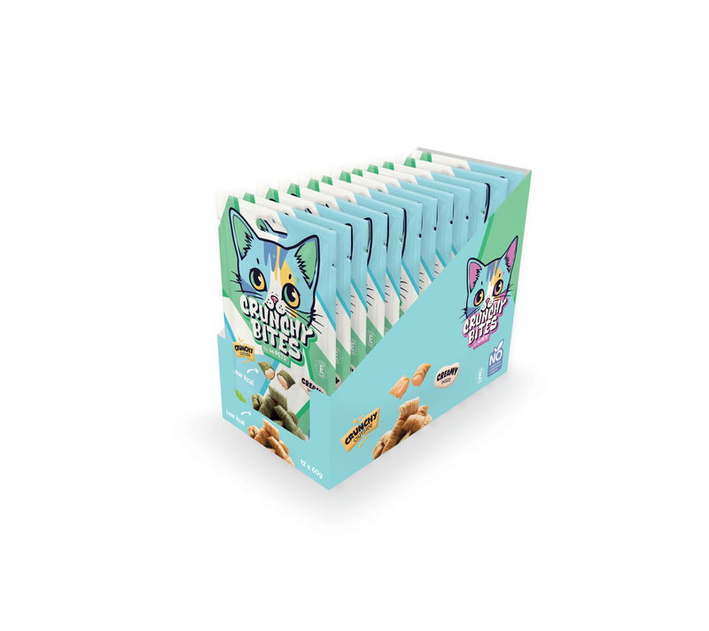 CRUNCHY BITES snack per gatti gusto erba gatta - 60 g
