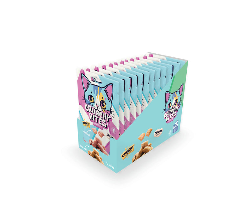 CRUNCHY BITES snack per gatti gusto frutti di mare - 60 g