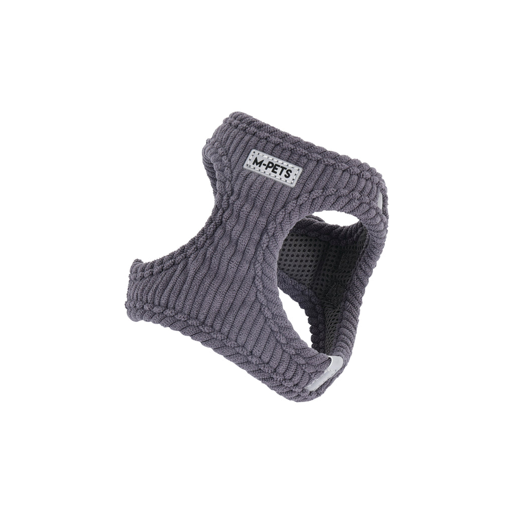 VELVET Dog harness Misty Grey