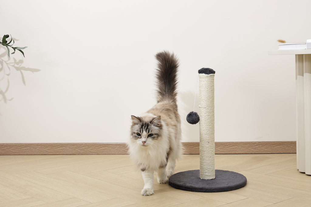 MY SECOND CAT TREE Pompom Grigio Scuro