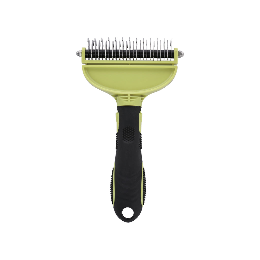 CLICK and GROOM Double-sided Dematting comb