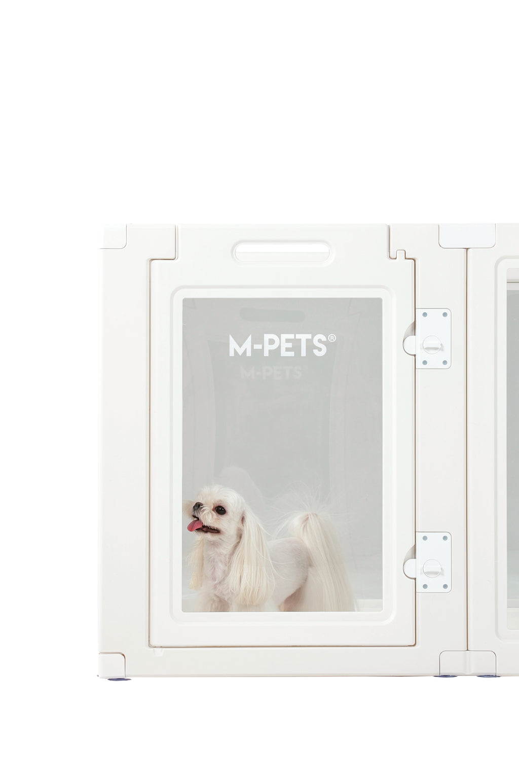BLANCHE Puppy pen 6 panels L white