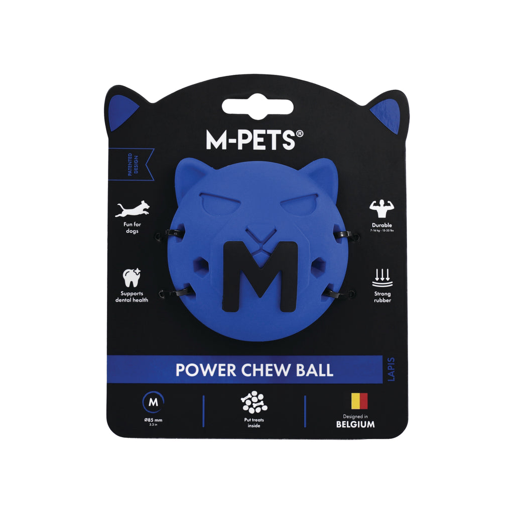 Power chew ball dog toy Lapis