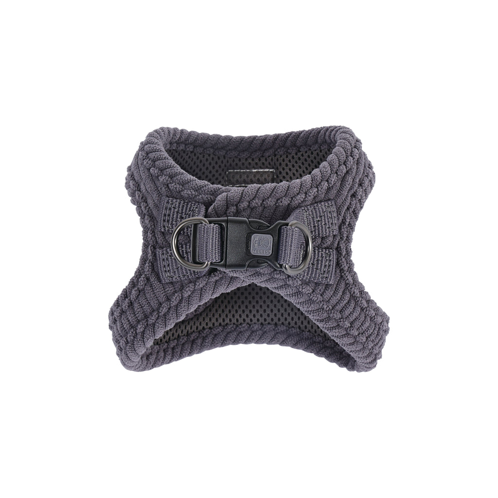 VELVET Dog harness Misty Grey