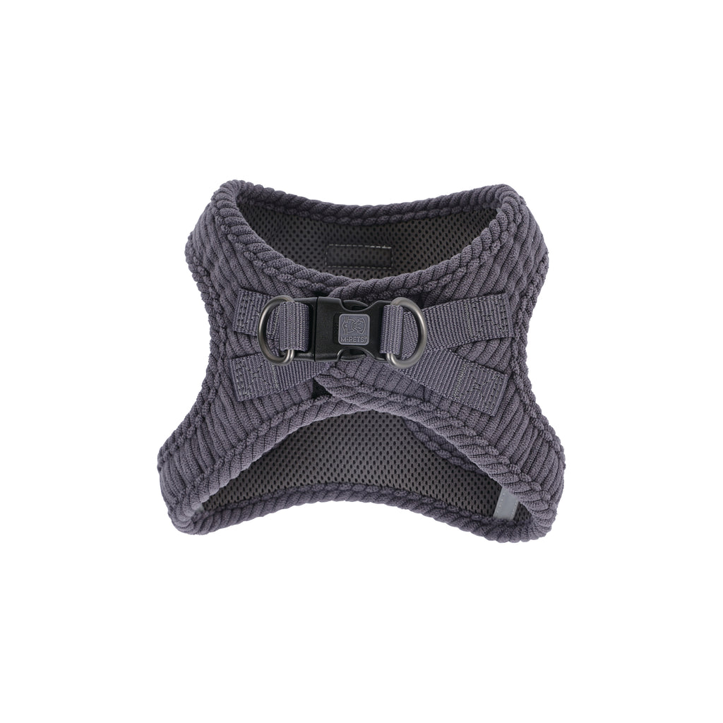 VELVET Dog harness Misty Grey