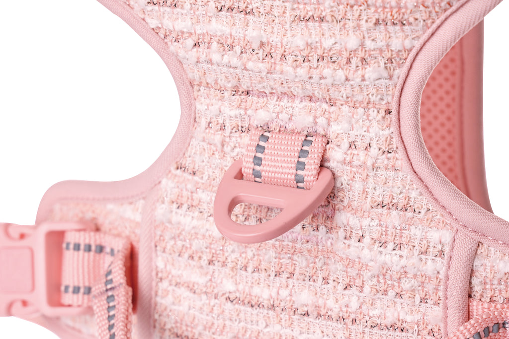 Haute Couture Dog harness Pink charm