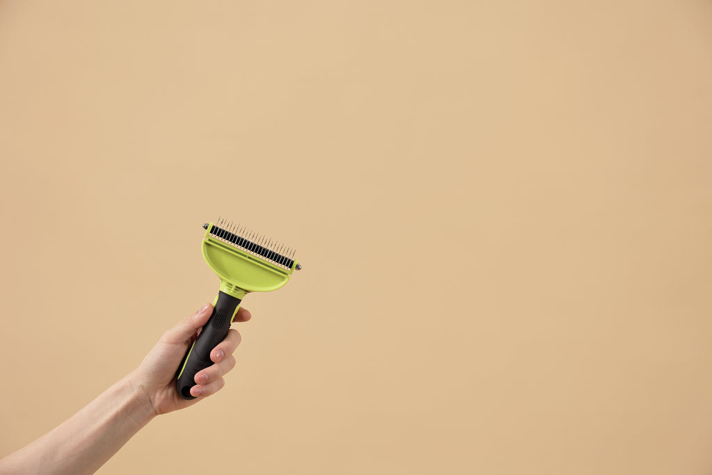 CLICK and GROOM Double-sided Dematting comb
