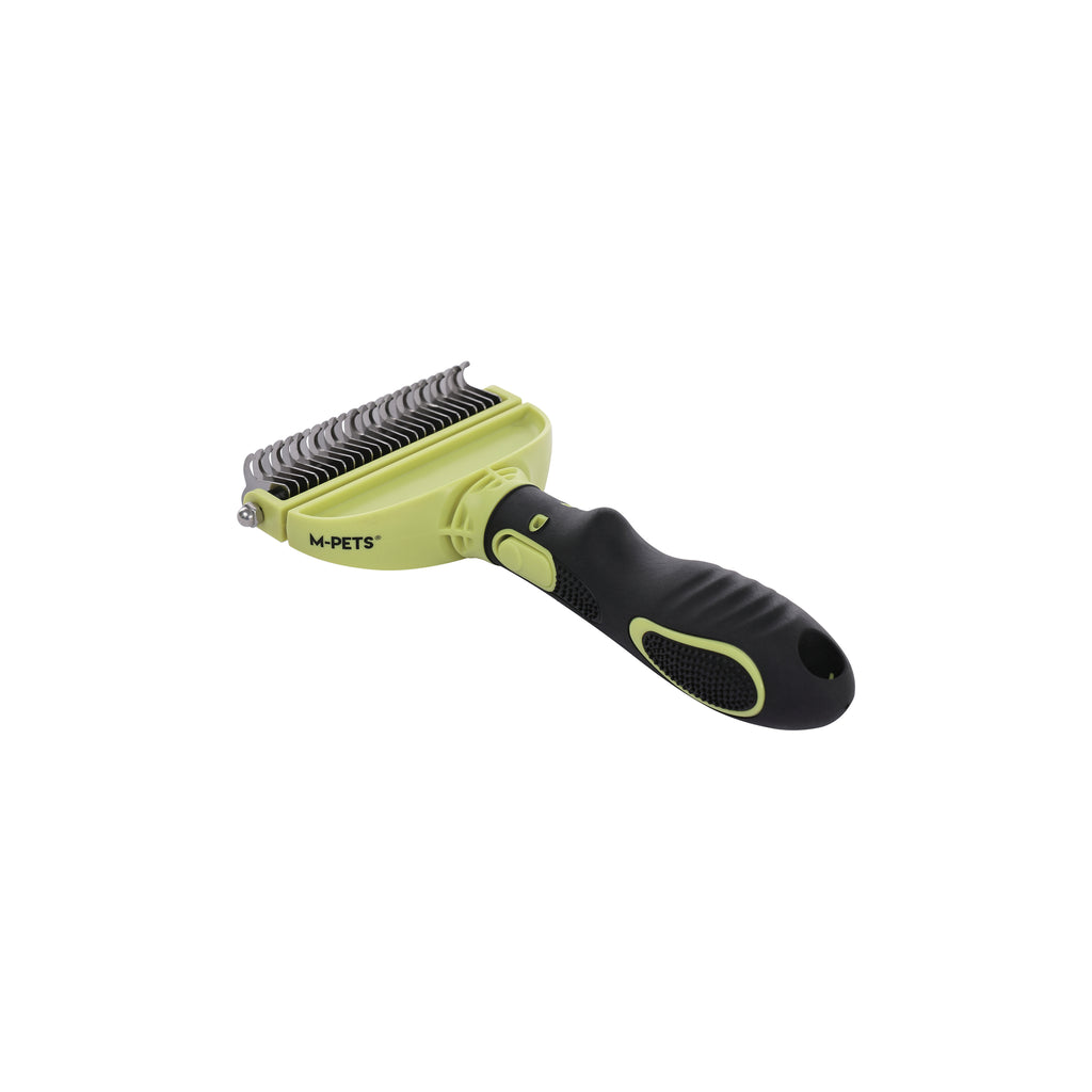CLICK and GROOM Double-sided Dematting comb