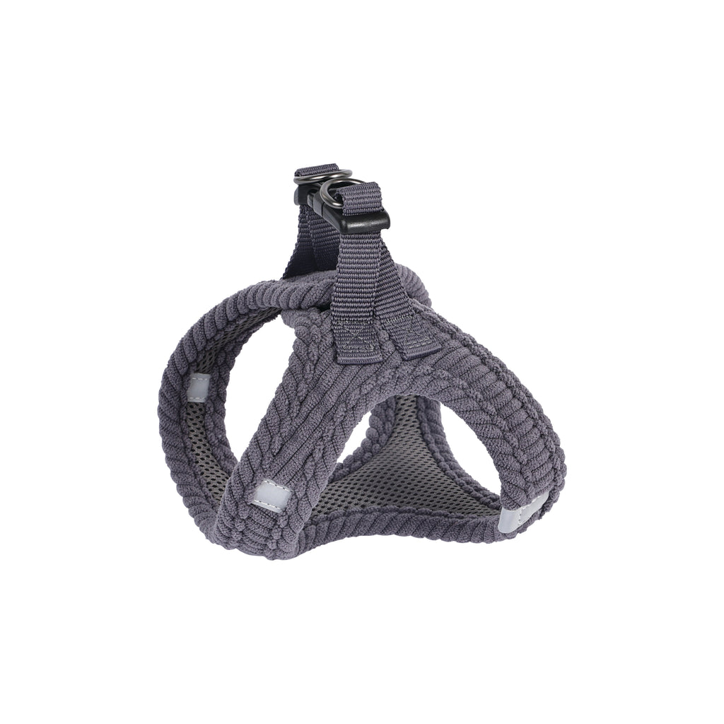 VELVET Dog harness Misty Grey