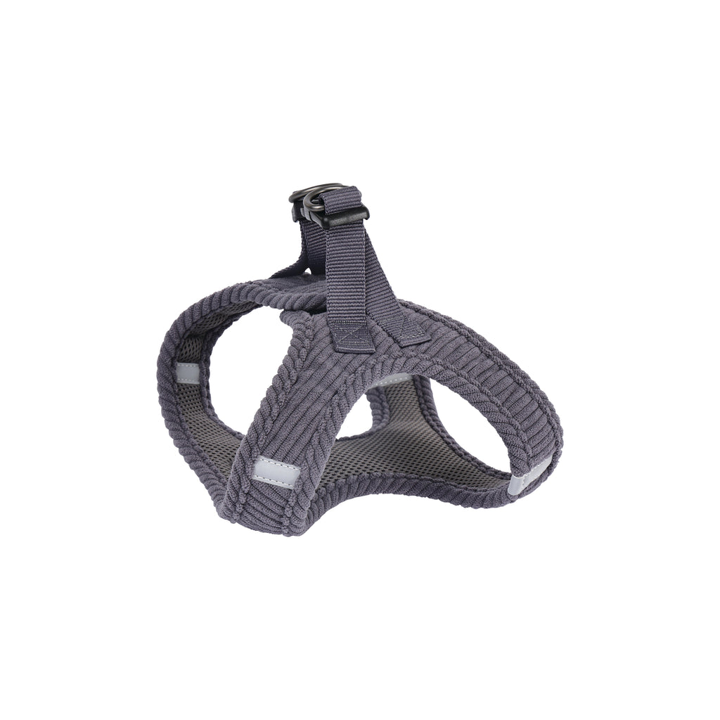 VELVET Dog harness Misty Grey