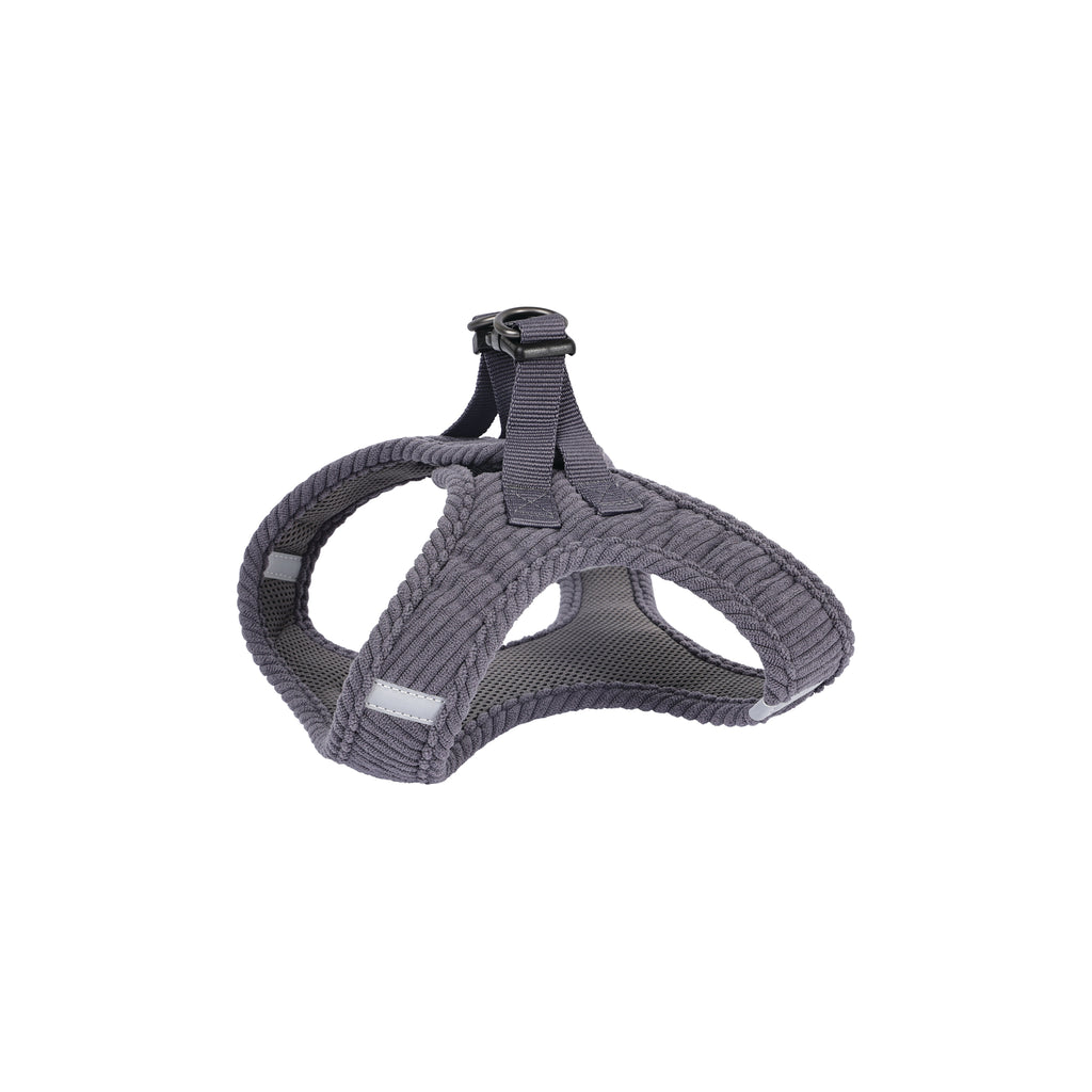 VELVET Dog harness Misty Grey