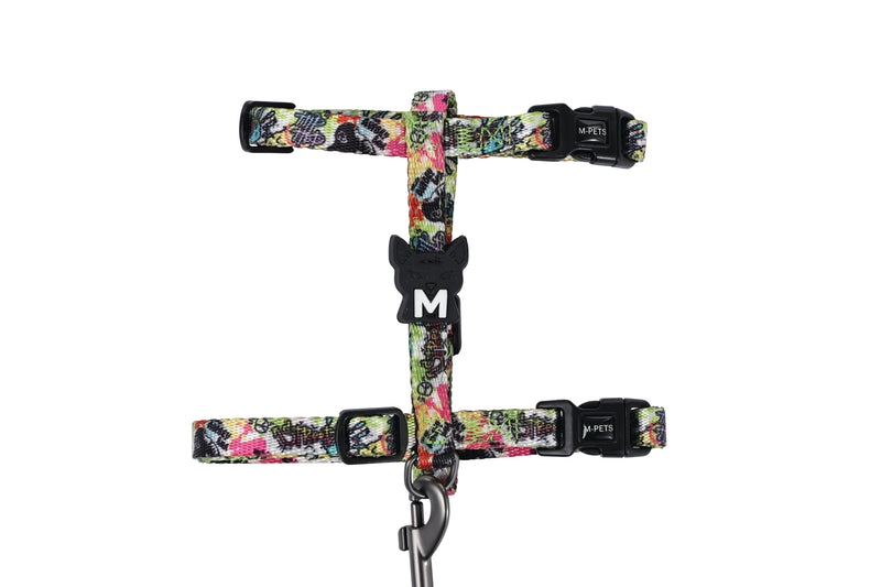 URBAN STYLE GRAFFITI Cat Harness & Leash set