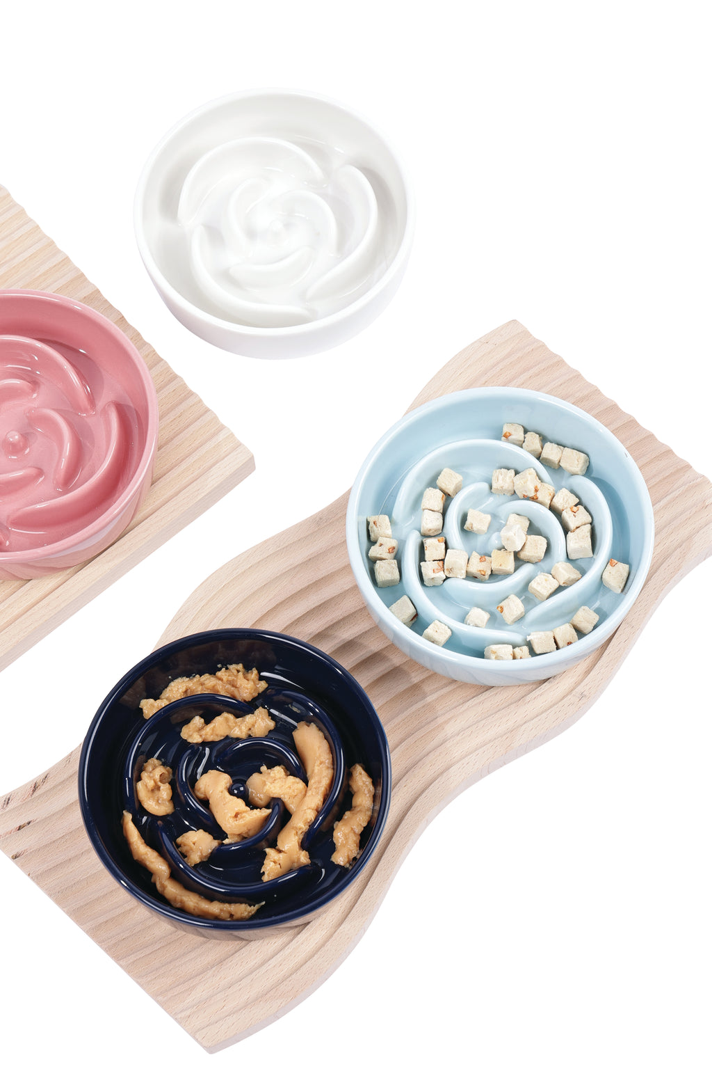 Sérene Ceramic bowls Rose Blue wave - 300 ml