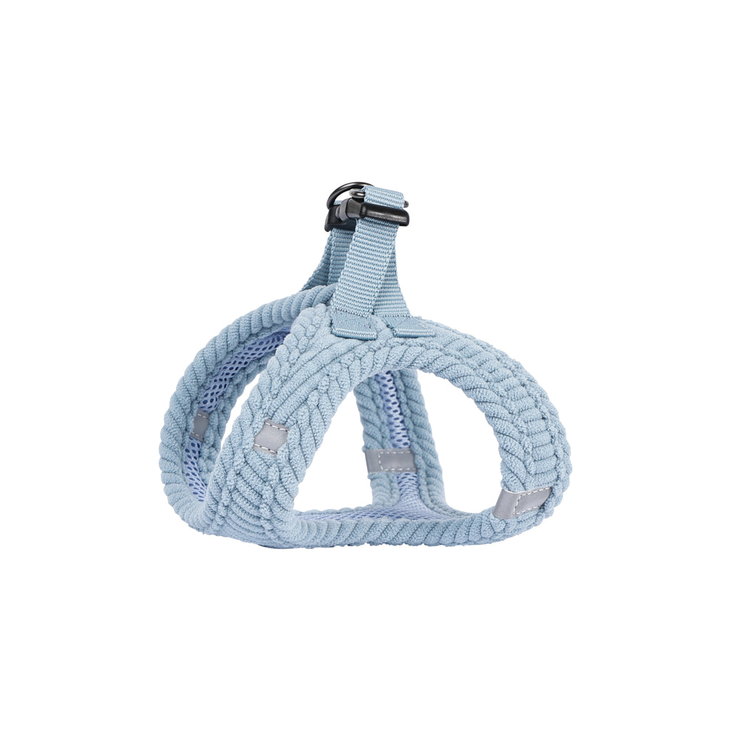 VELVET Dog harness Dusty Blue