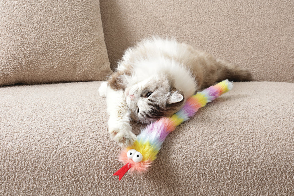 Fluffy catnip toy Miki