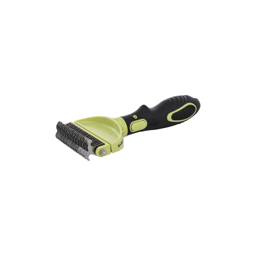 CLICK and GROOM Double-sided Dematting comb