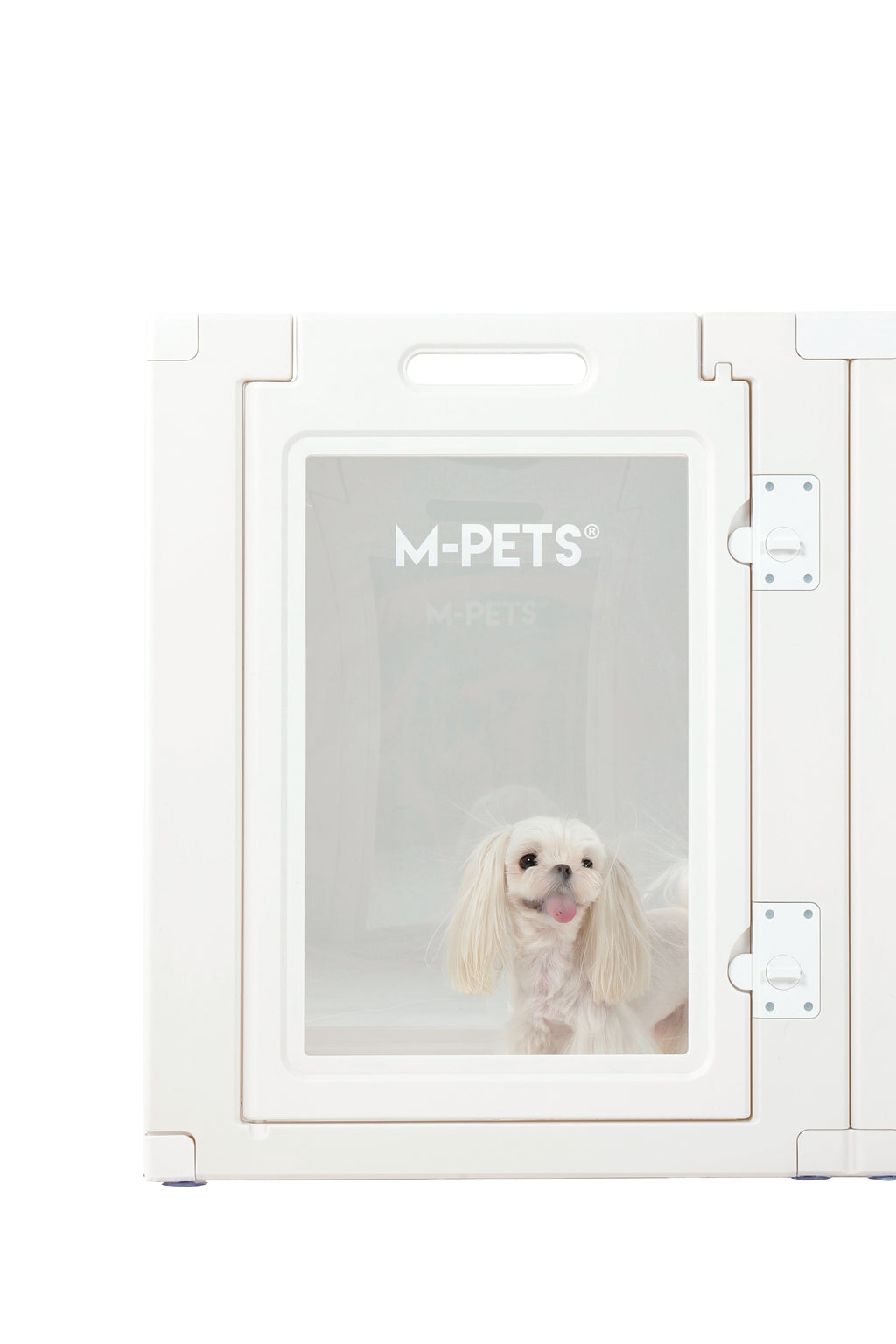 BLANCHE Puppy pen 6 panels L white