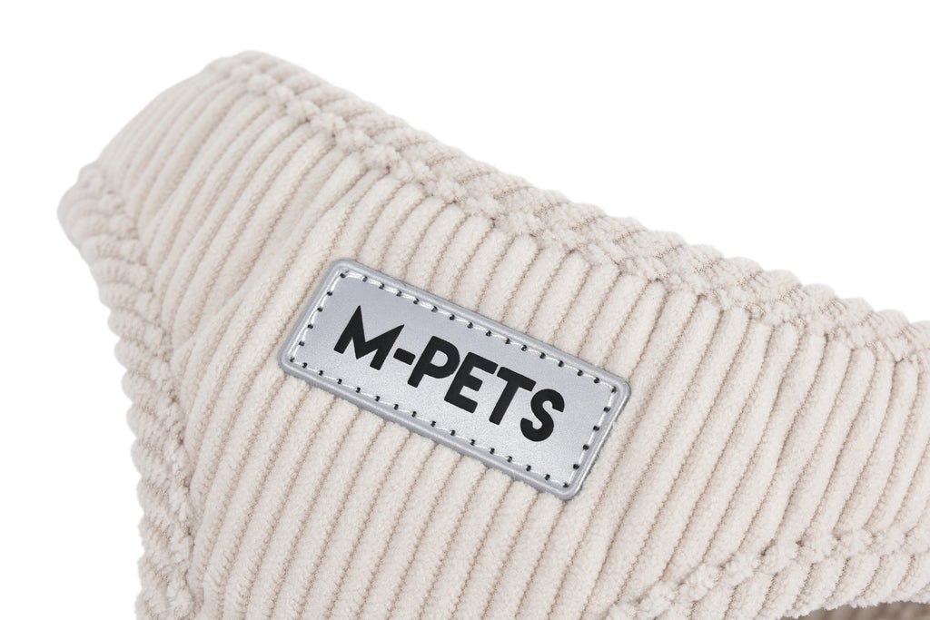 VELVET Dog harness Oat Beige