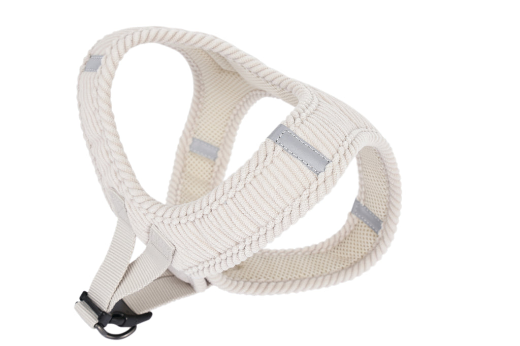 VELVET Dog harness Oat Beige