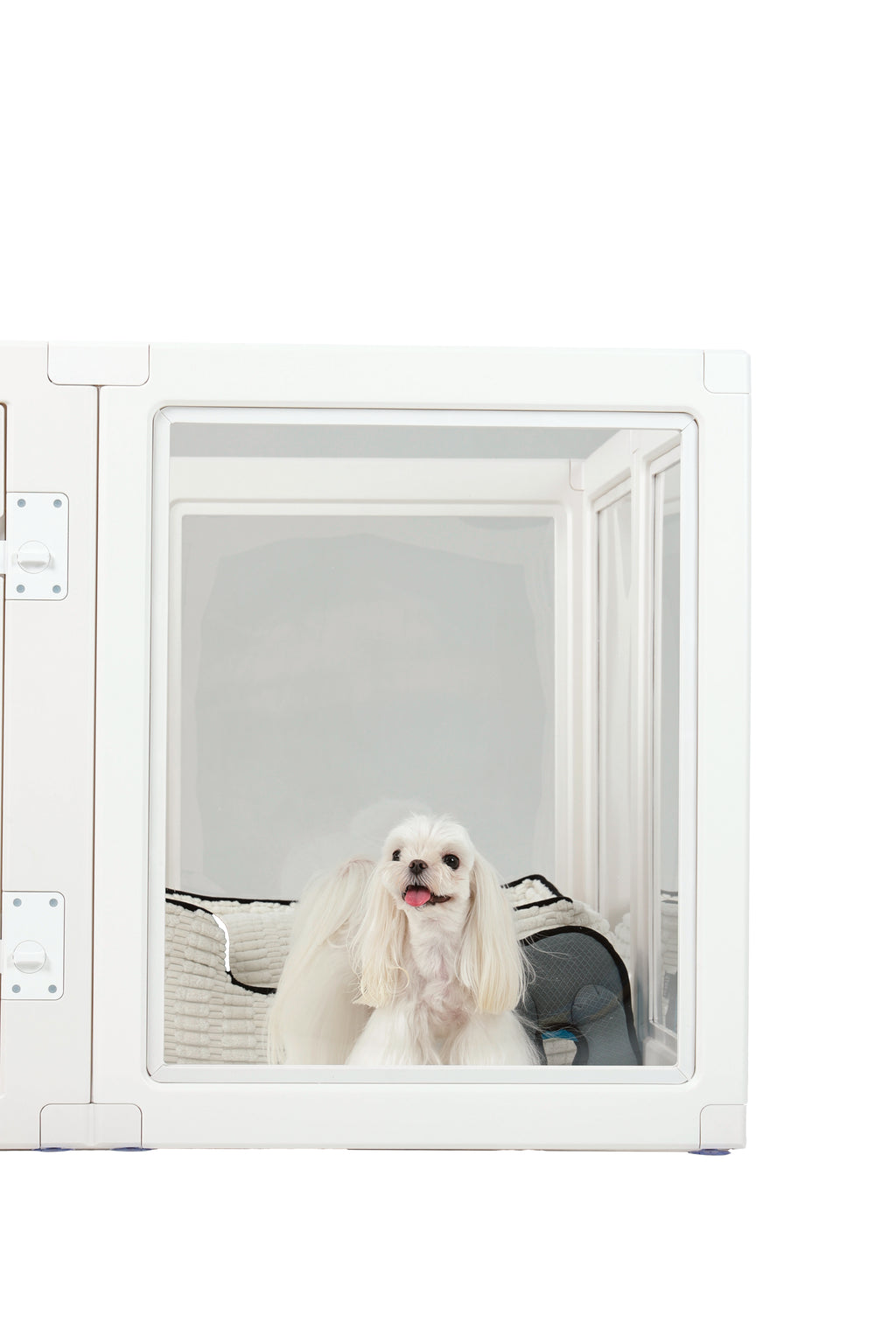 BLANCHE Puppy pen 8 panels L white