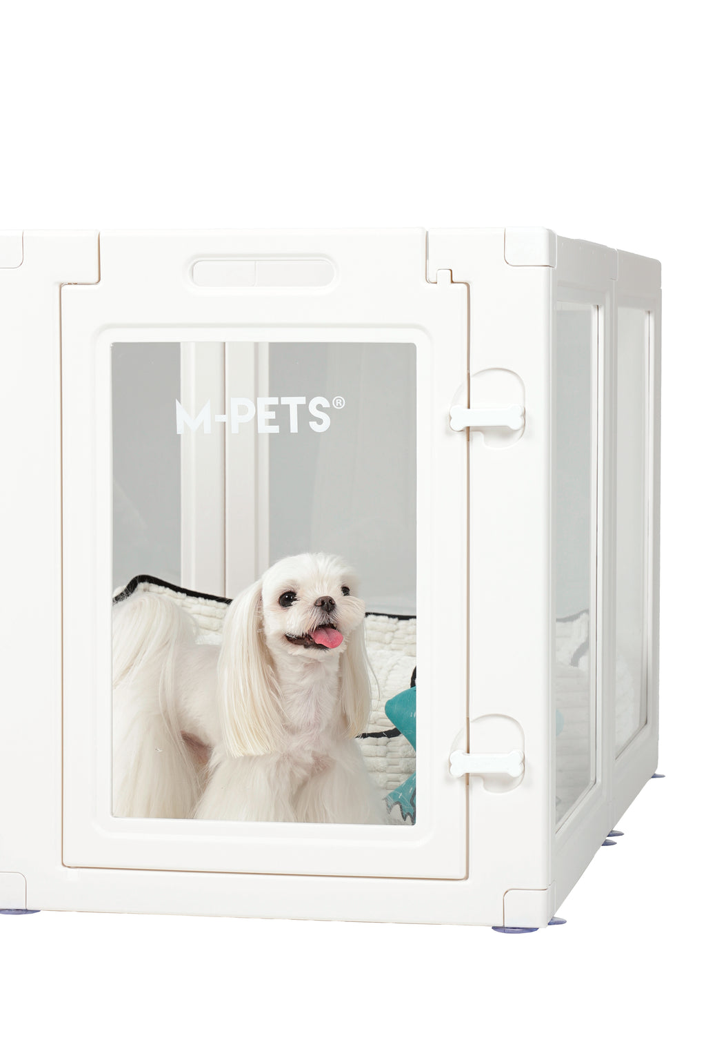 BLANCHE Puppy pen 8 panels S white