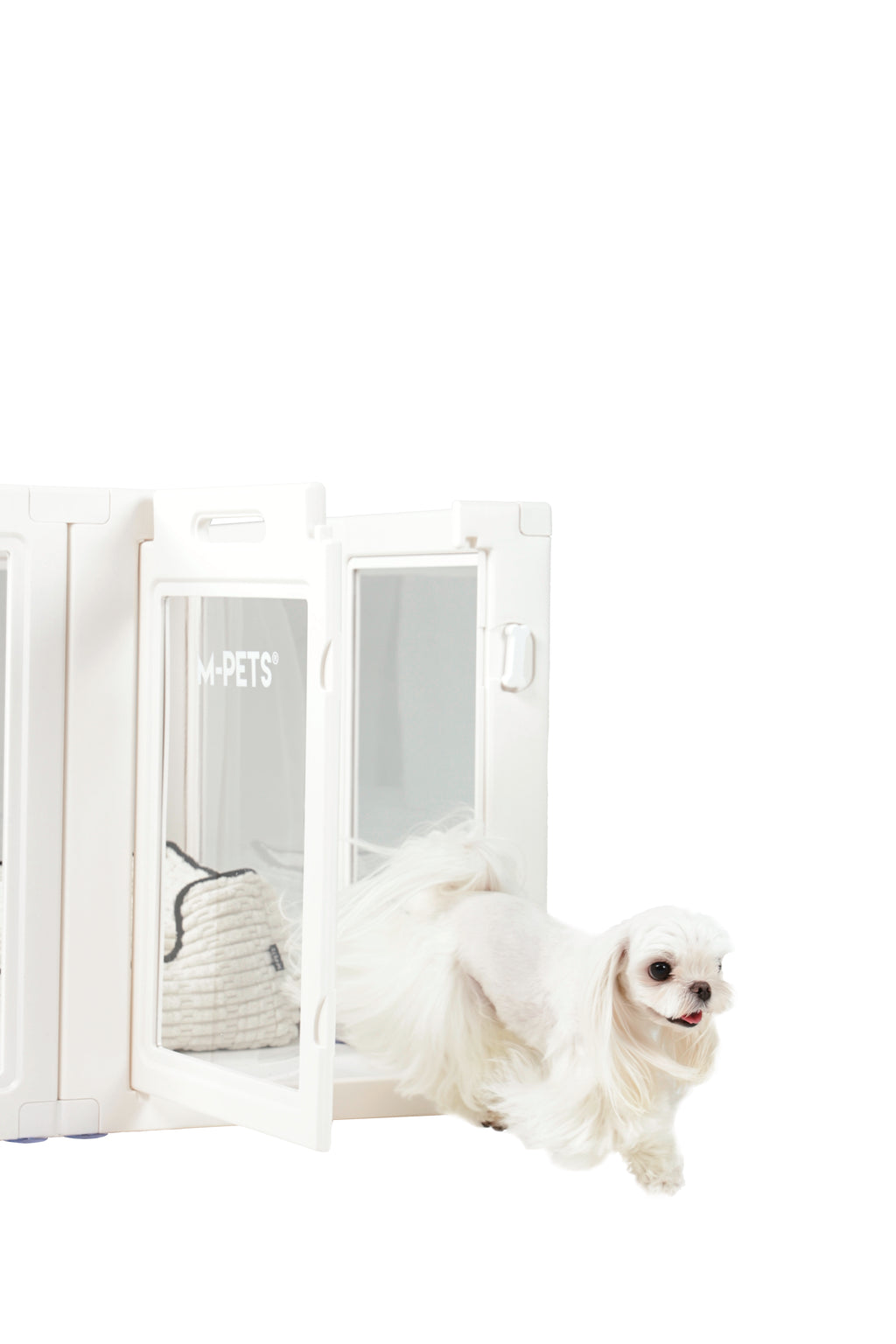 BLANCHE Puppy pen 8 panels S white