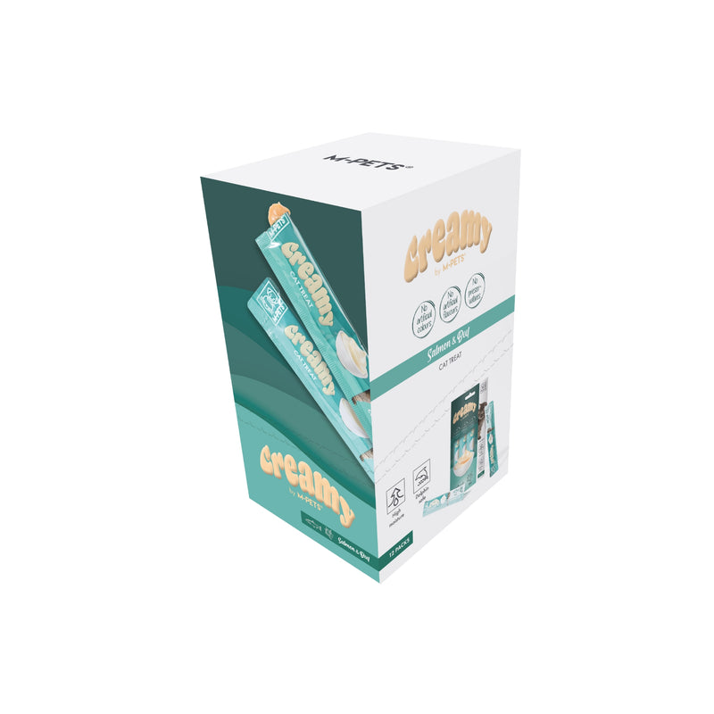 Delizie Cremose per Gatti - Salmone e Manzo