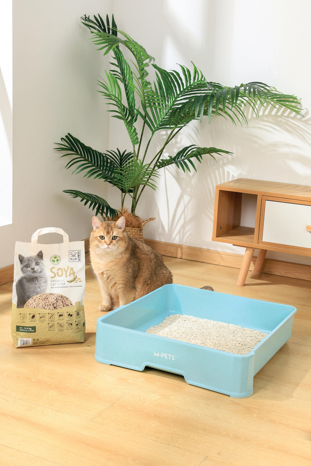 SOYA Lettiera Organica per Gatti Naturale