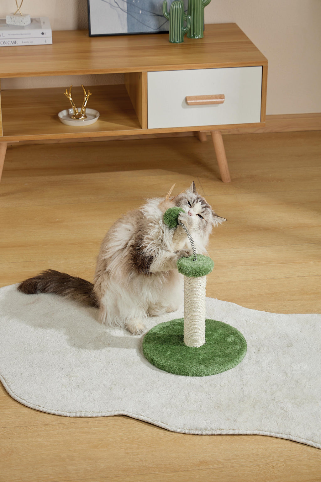 IL MIO PRIMO ALBERO PER GATTI Verde Piuma