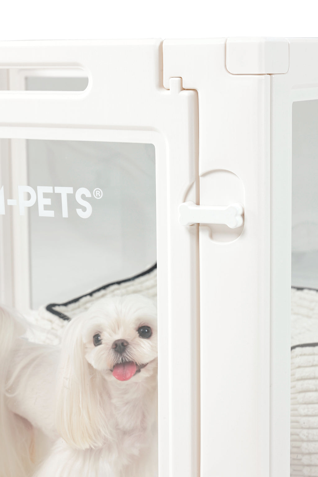 BLANCHE Puppy pen 8 panels S white