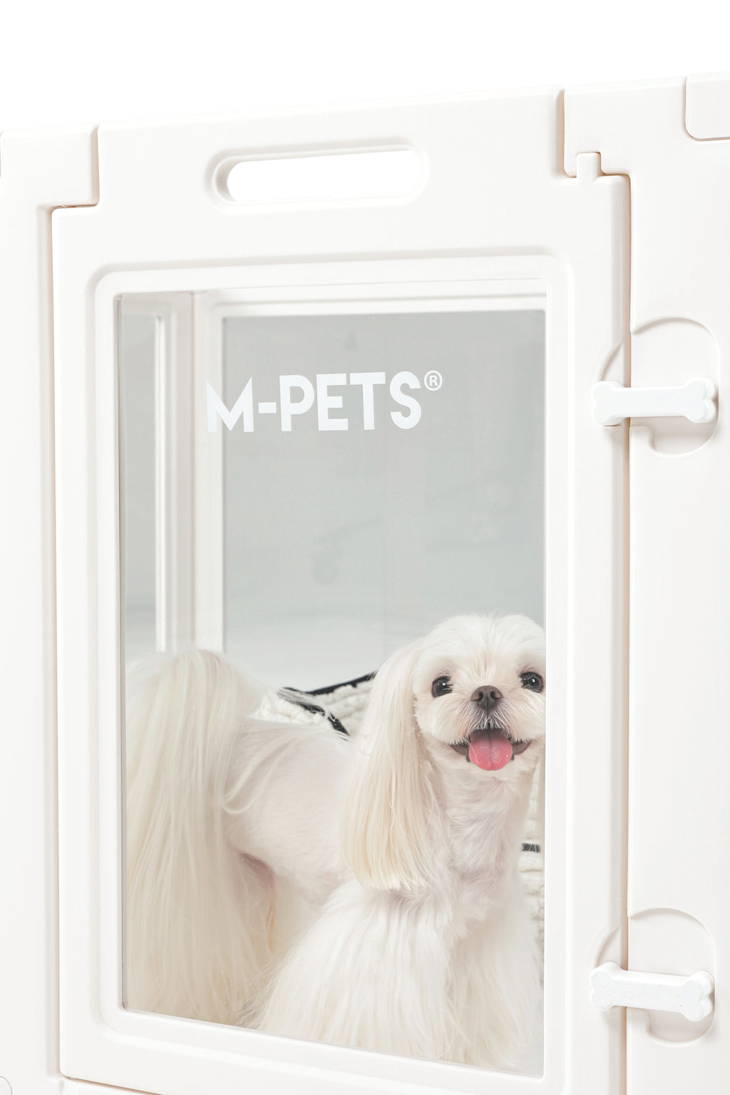 BLANCHE Puppy pen 8 panels S white