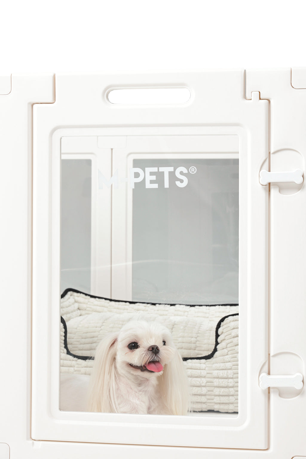 BLANCHE Puppy pen 8 panels S white