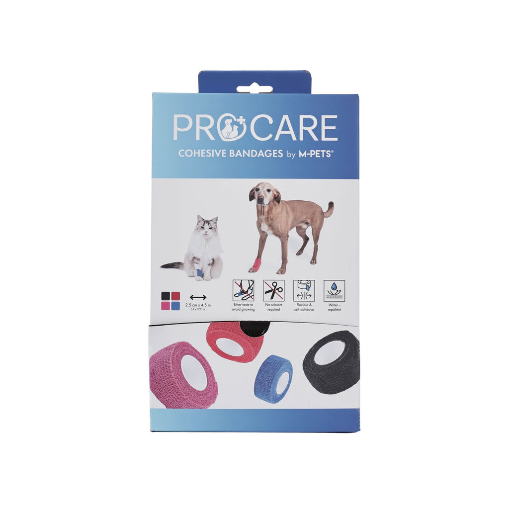 PROCARE Cohesive Bandages 2.5cm x 4.5m - 60 pcs mixed color display