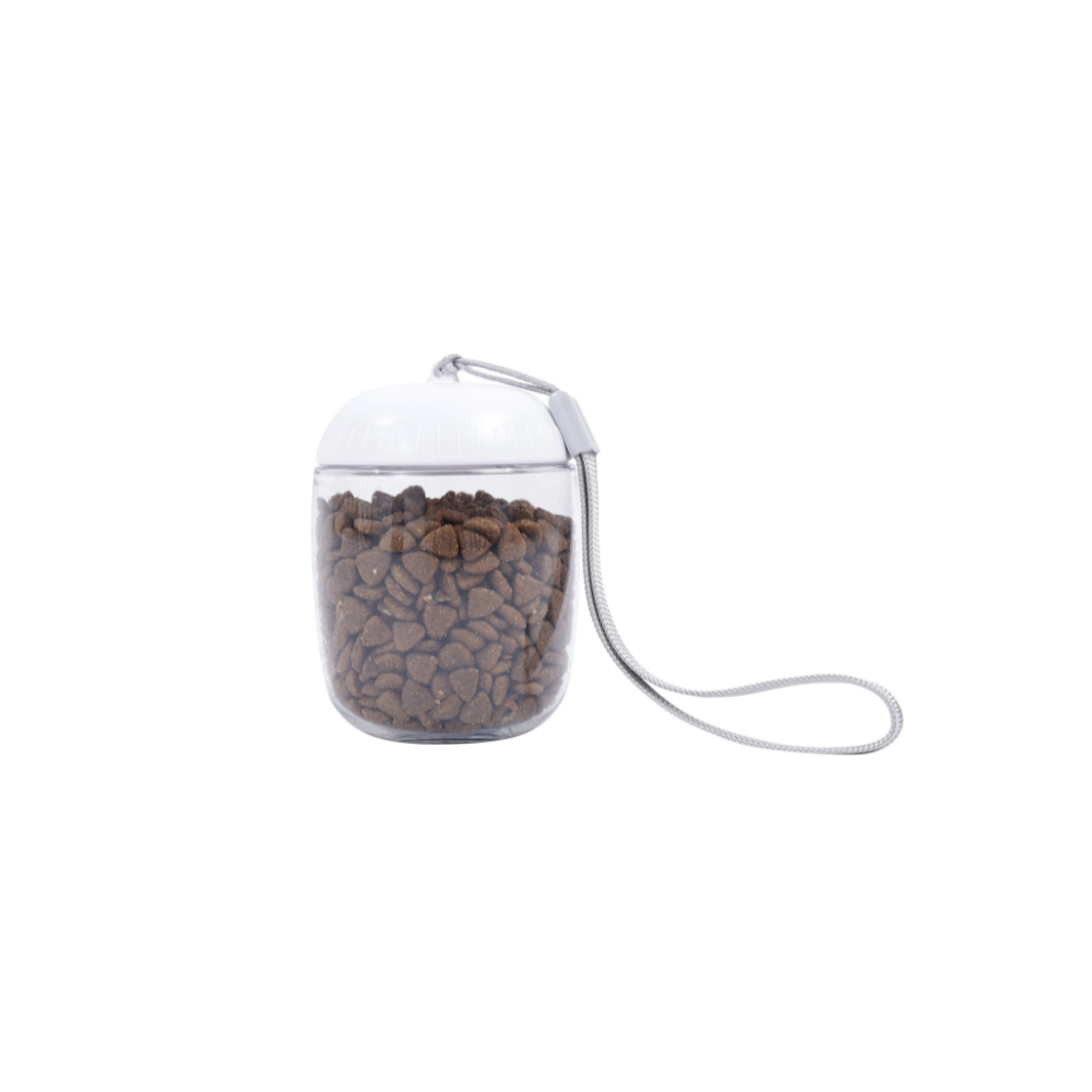 ON THE ROAD -  Dog water bottle 300 ml 2 in 1 - Blue mist