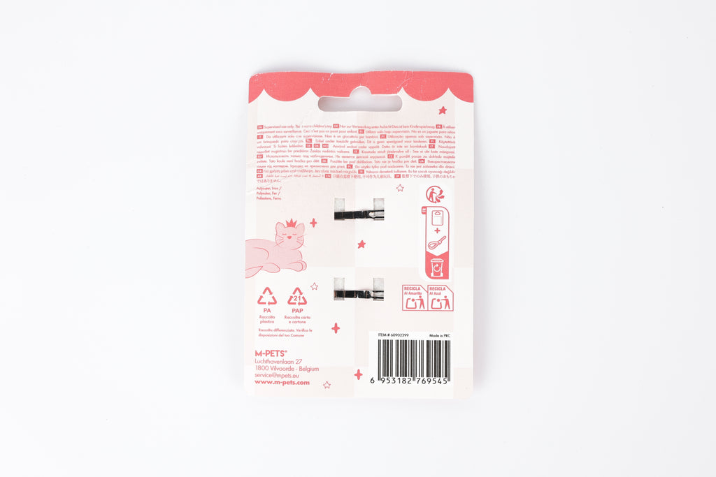 GLAM Accessori per capelli per animali clip - Rosso