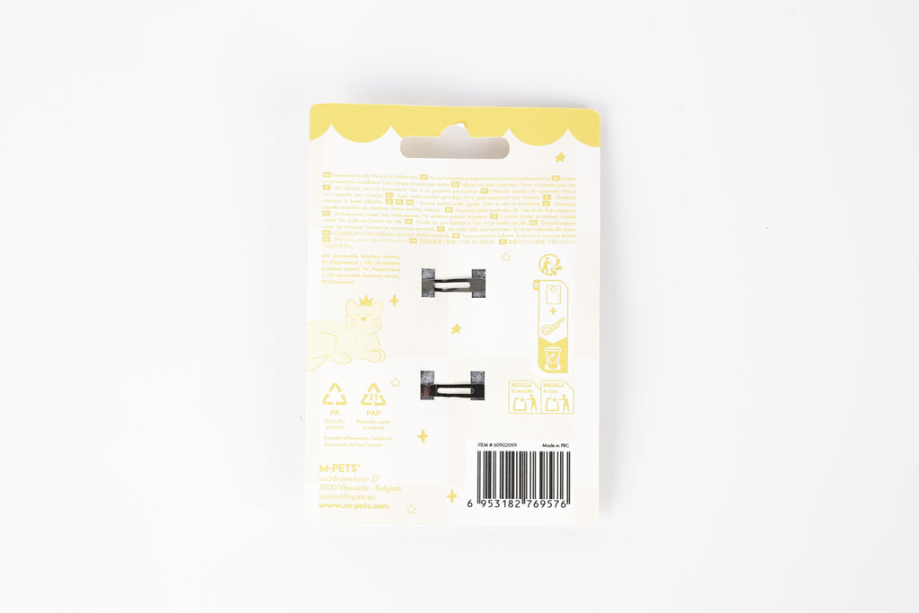 GLAM Accessori per capelli per animali clip - Giallo