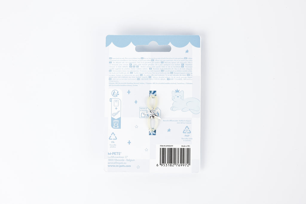 GLAM Accessori per capelli per animali elastico con perla - Blu