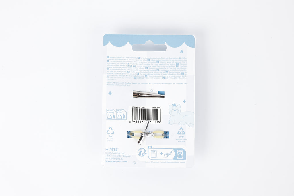 GLAM Accessori per capelli per animali clip e elastico - Blu