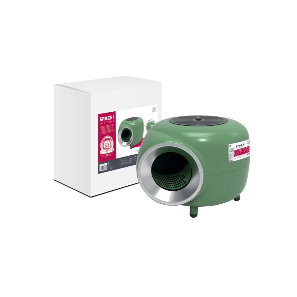 Lettiera per Gatti SPACE I - Verde