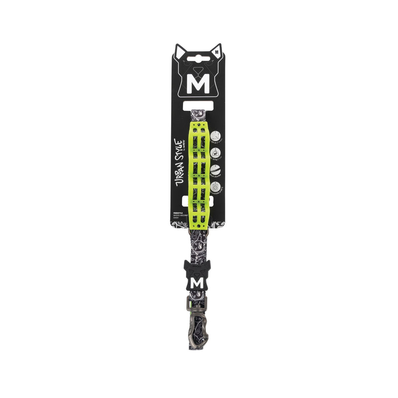 URBAN STYLE FREESTYLE Black & White Shock absorber leash