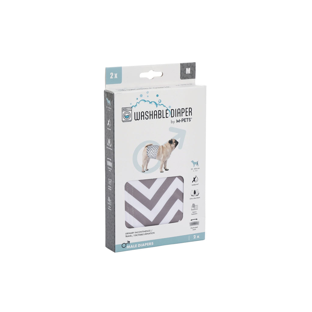Male Dog Washable Diaper 2pcs