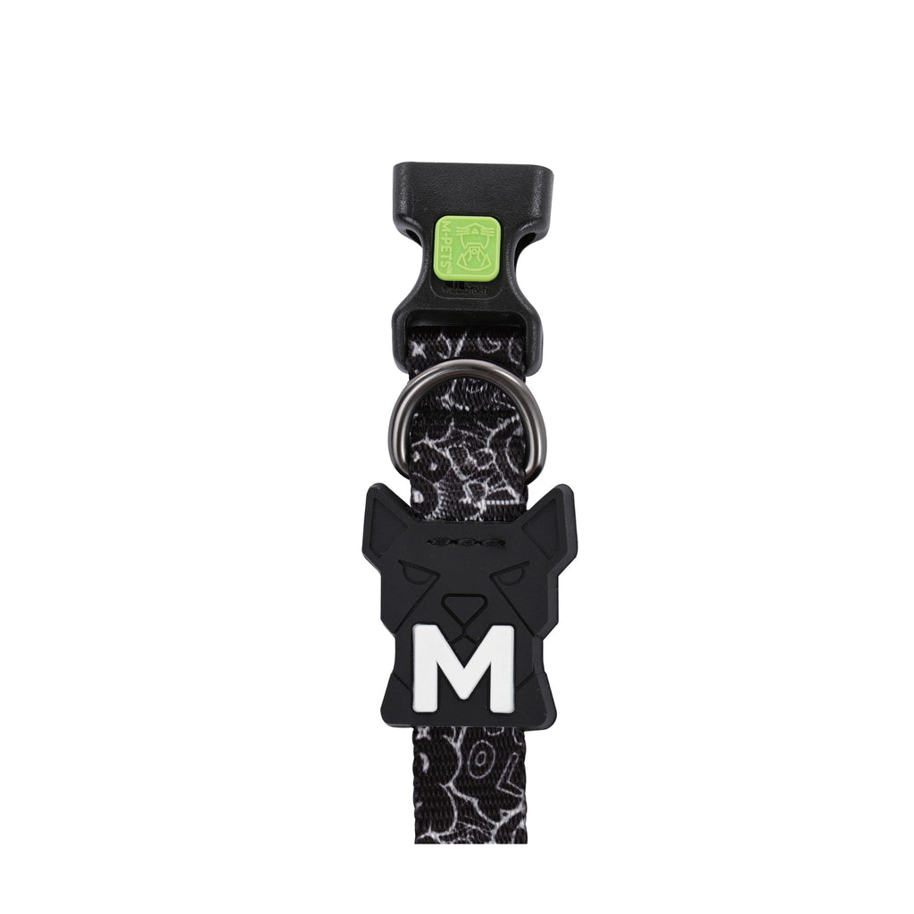 URBAN STYLE FREESTYLE Black & White Dog collar