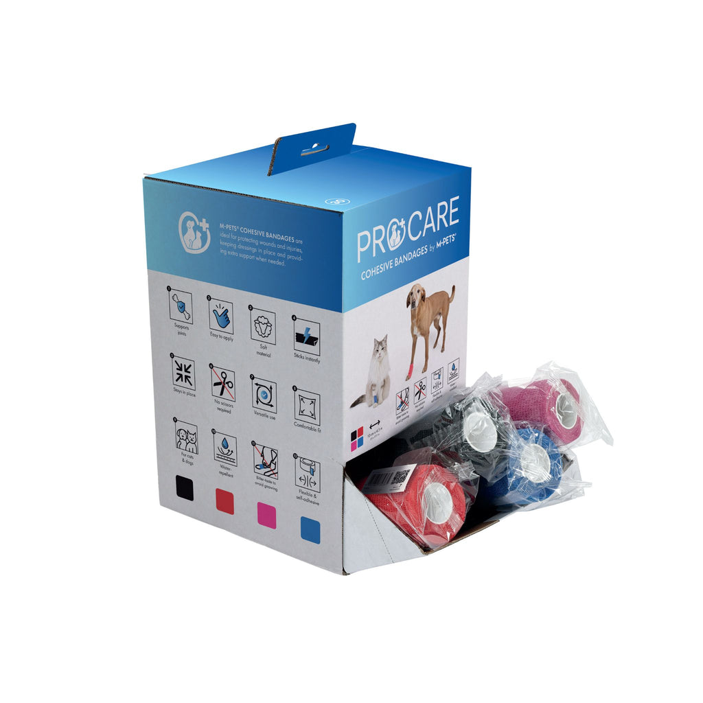 PROCARE Cohesive Bandages 10cm x 4.5m - 30 pcs mixed color display