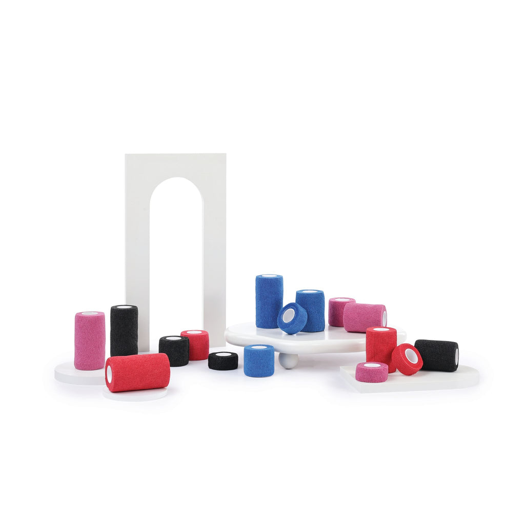 PROCARE Cohesive Bandages 10cm x 4.5m - 30 pcs mixed color display