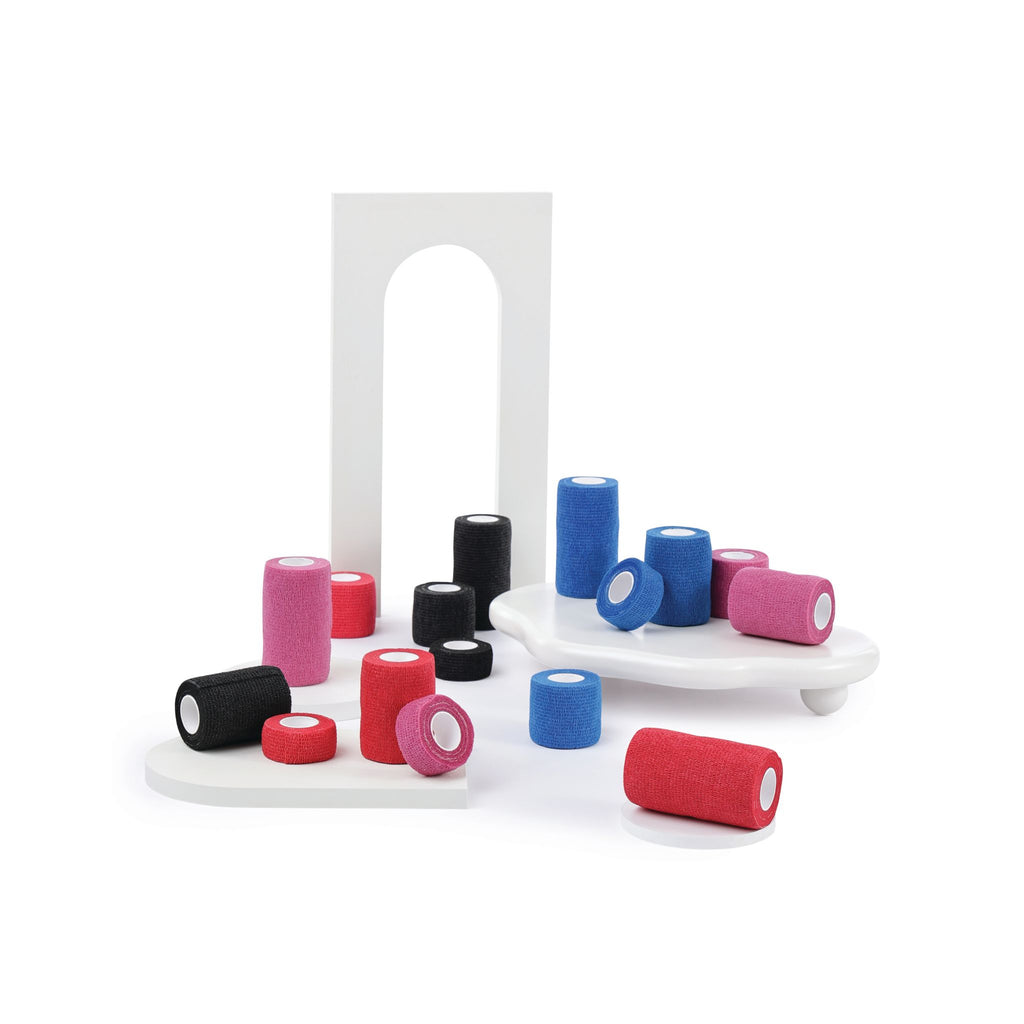 PROCARE Cohesive Bandages 7.5cm x 4.5m - 30 pcs mixed color display